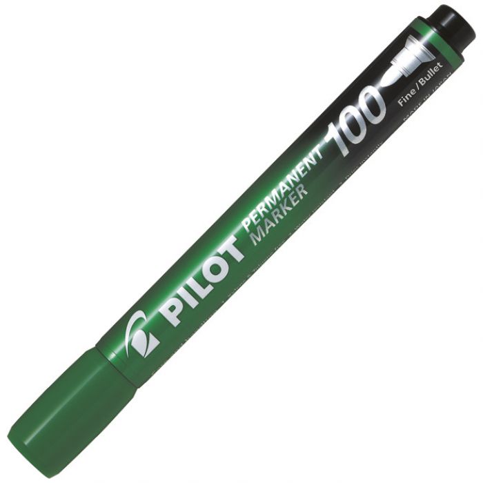 Marker Permanant 100 zeleni